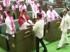 Amid War Of Words, A Handshake Between Revanth Reddy And KCR