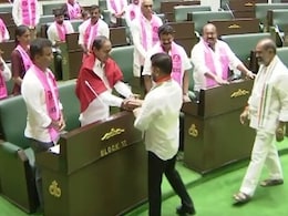 Amid War Of Words, A Handshake Between Revanth Reddy And KCR