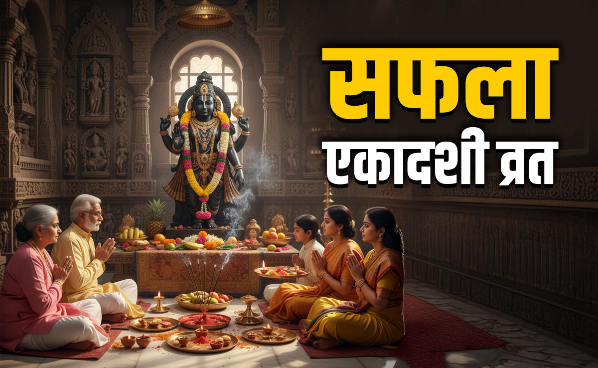 Saphala Ekadashi 2025: सफला एकादशी पर कैसे करें भगवान विष्णु की पूजा, जानें व्रत की विधि, कथा और जरूरी नियम