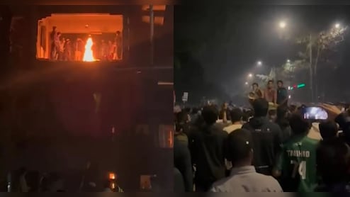 Bangladesh violence live: छात्र नेता की हत्या के बाद ढाका की सड़कों पर उमड़े प्रदर्शनकारी