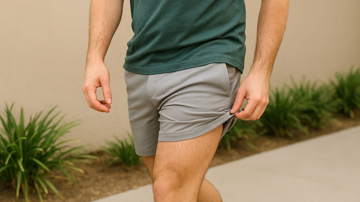 When shorts ride up, it's usually about inseam and thigh fit, not just the brand