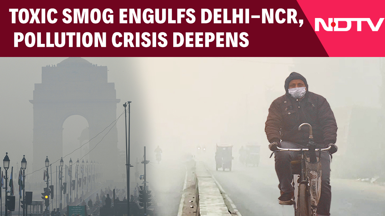 Toxic Smog Engulfs Delhi-NCR, Pollution Crisis Deepens