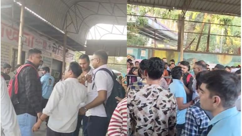 Thane News: कळव्यात राडा! अनधिकृत फेरीवाल्यांकडून जीआरपी, आरपीएफ कर्मचाऱ्यांना मारहाण