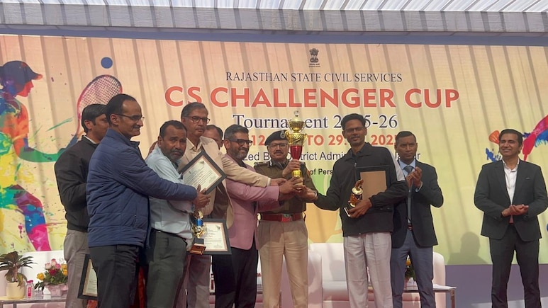 CS चैलेंजर ट्रॉफी 2025 में राजस्थान लेखा सेवा ने क्रिकेट में जीता स्वर्ण पदक