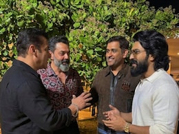 Salman Khan's Birthday Photo With MS Dhoni, Ram Charan, And Bobby Deol Goes Viral, Fans Call It A "Legendary Frame"