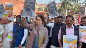 Priyanka Gandhi Attacks Centre On G Ram G, Opposition Protests At Parliament
