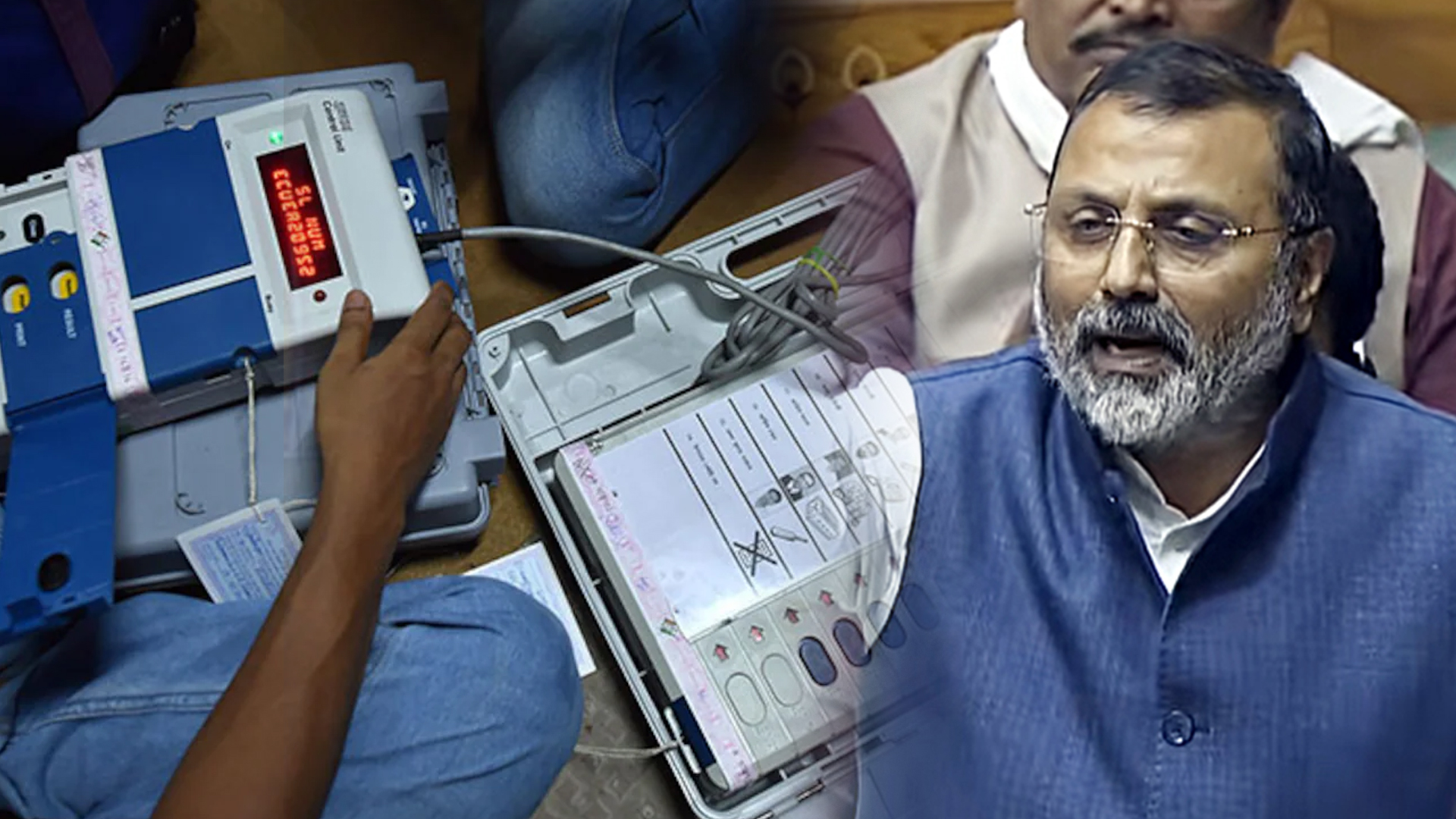 EVMs Were Congress' Idea, Stop Blaming Election Commission Now: Nishikant Dubey Slams Congress