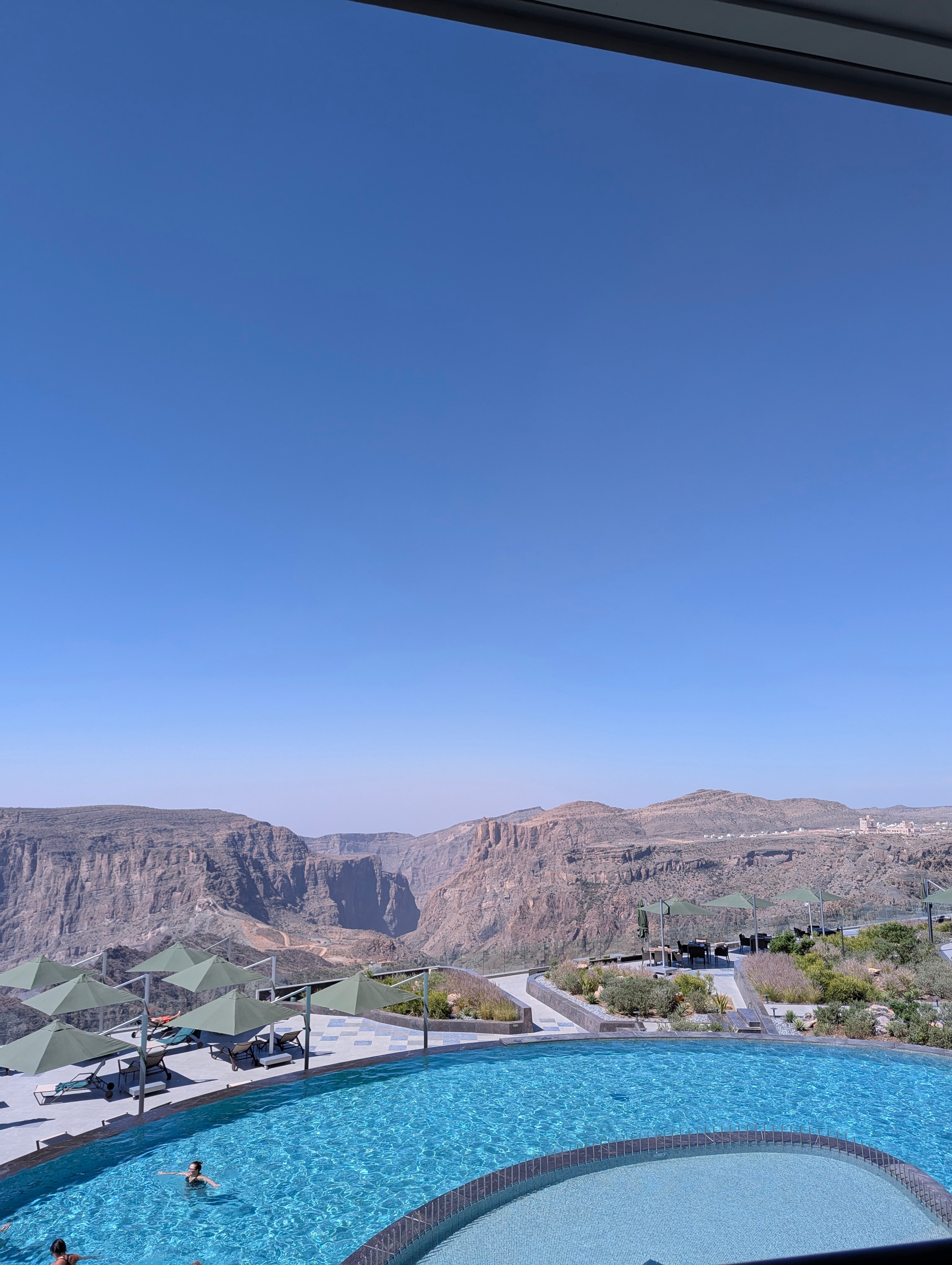 The canyons of Jabal Akhdar, from Hotel Indigo Jabal Akhdar. Photo: Author The canyons of Jabal Akhdar, from Hotel Indigo Jabal Akhdar. Photo: Author