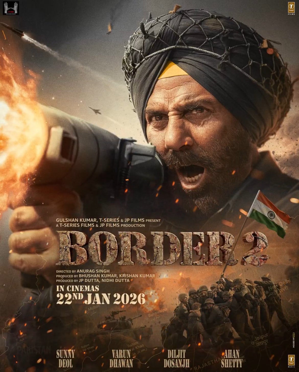 Border 2 Teaser: बॉर्डर 2 के टीजर में सनी देओल की शेर सी दहाड़, अब 'लाहौर' तक पहुंचेगी आवाज