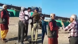 नर्मदा घाट पर युवक को थप्पड़ मारते IAS अधिकारी का वीडियो वायरल, नरसिंहपुर में बवाल