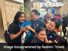 IndiGo Crew Wins Hearts For Comforting Passenger's Child During Flight Delay