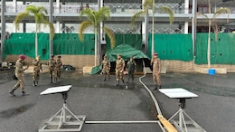 In A First, Indian Army Deploys Satellite Internet For Sri Lanka Flood Relief