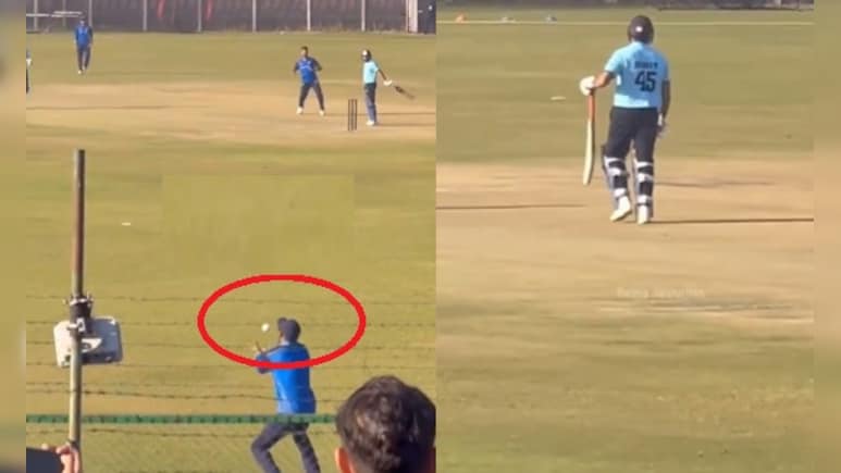 Video: फैन्स की अटक गई सांसें, उत्तराखंड के खिलाफ मैच में कुछ ऐसे गोल्डन डक पर आउट हुए रोहित शर्मा