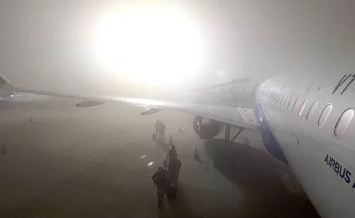 At Least 40 Flights Delayed, Trains Running Late As Fog Hits Delhi