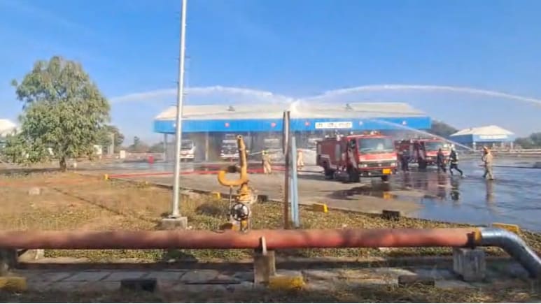 कोटा में HP गैस डिपो में भीषण आग की सूचना... मचा हड़कंप, मॉक ड्रिल का पता चलने के बाद मिली राहत