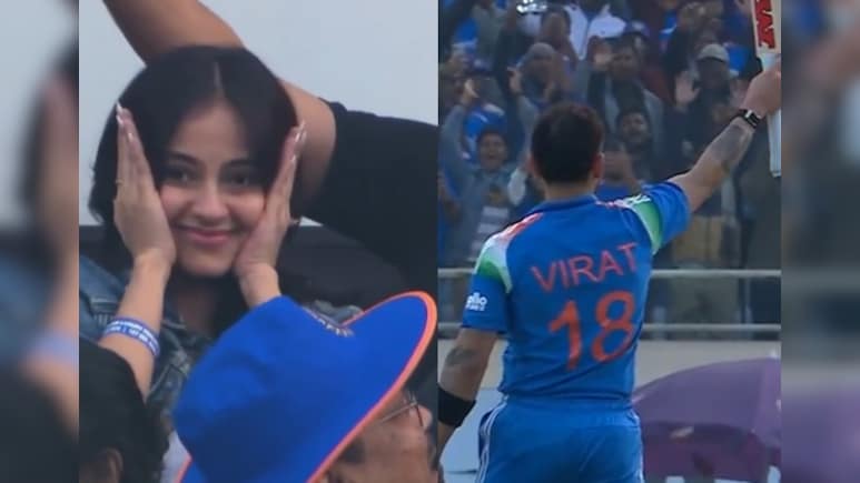 IND vs SA, 1st ODI: रांची में इधर विराट कोहली ने शतक ठोका और उधर झूमने लगी वो, यह मिस्ट्री गर्ल कौन?