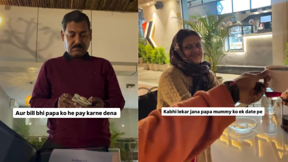 Indian Businessman Lets His Parents Treat Him To Cafe Meal; Candid Post Wins Hearts