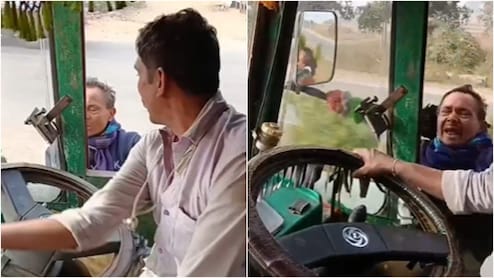 MP News: हनुमना बॉर्डर पर अवैध वसूली का खतरनाक चेहरा, ट्रक पर लटकता दलाल, चालक ने कई किमी तक नहीं रोका