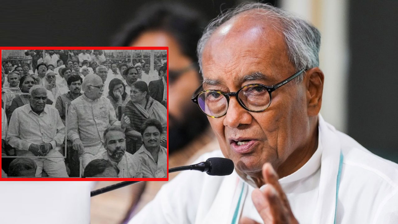 Row Over Digvijaya Singh's Post, "Will Rahul Gandhi Show Courage?" Asks BJP