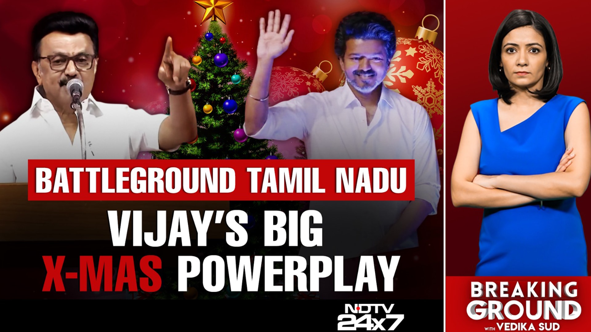 Festival Politics Begins: Vijay's TVK Organises Mega Christmas Outreach