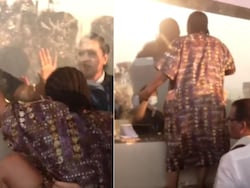 Video: Foreigner Loses Cool, Climbs Atop IndiGo Counter Amid Flight Chaos