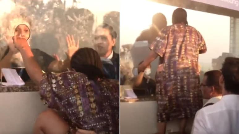 Video: Foreigner Loses Cool, Climbs Atop IndiGo Counter Amid Flight Chaos