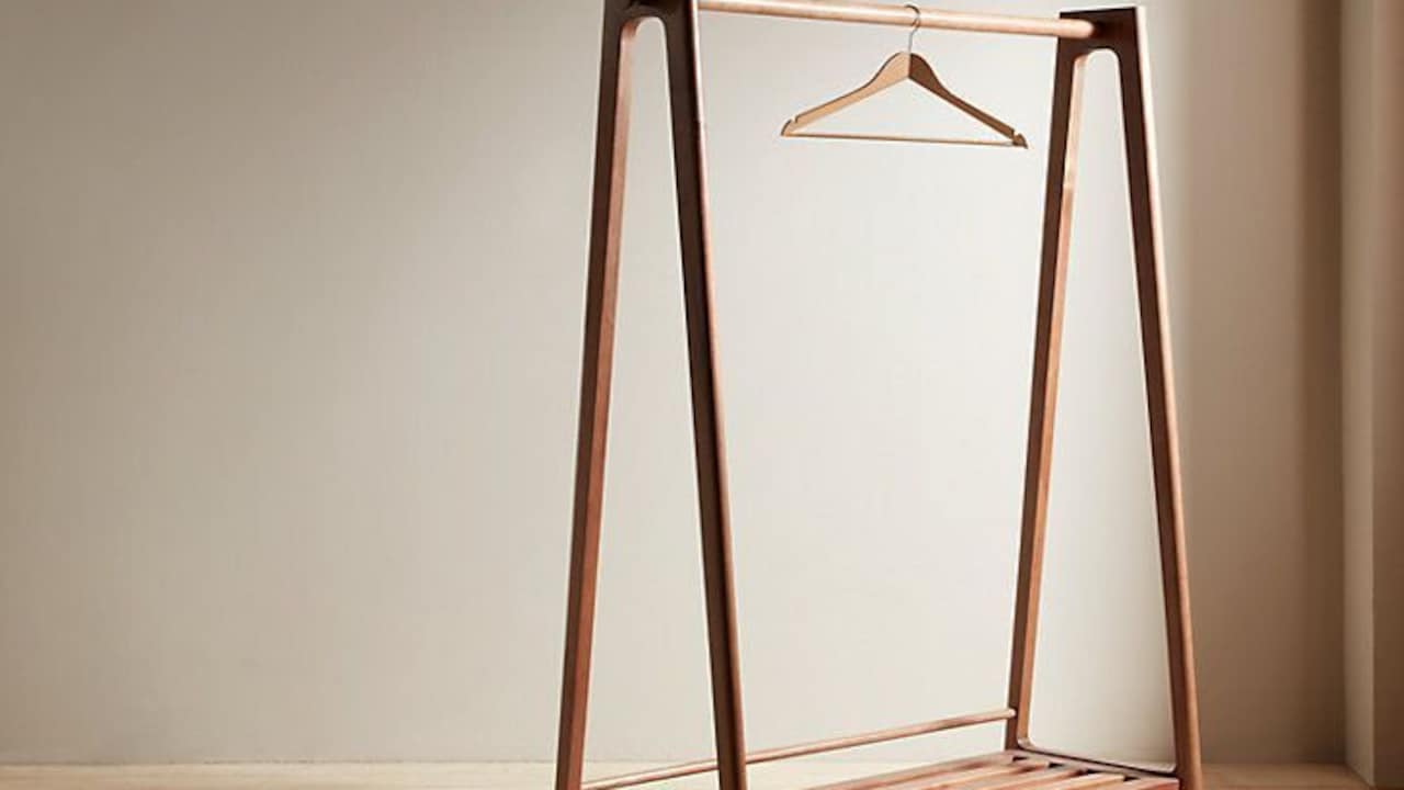 One Rack Rule: Stop Home Clutter with a Simple Coat Rack Trick One Rack Rule: Stop Home Clutter with a Simple Coat Rack Trick