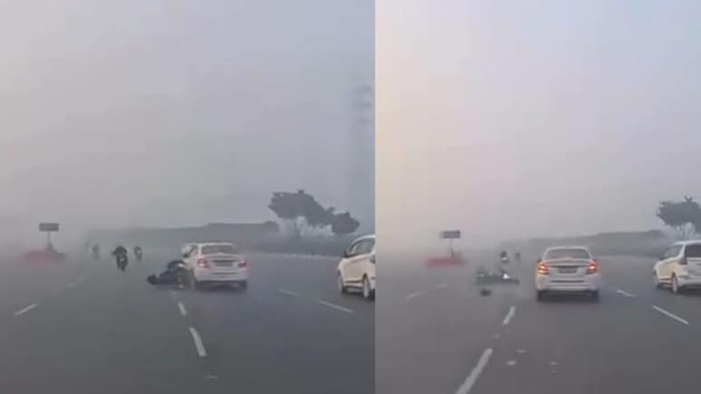 Suzuki Hayabusa Crashes Into Cab, Rider Thrown On Road: Who's At Fault?