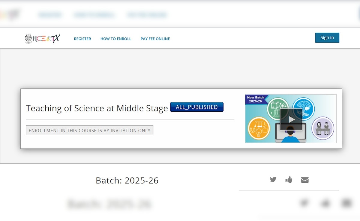 NCERT Launches 40 Week Online Diploma For Science Teachers - Enroll Now Before Deadline