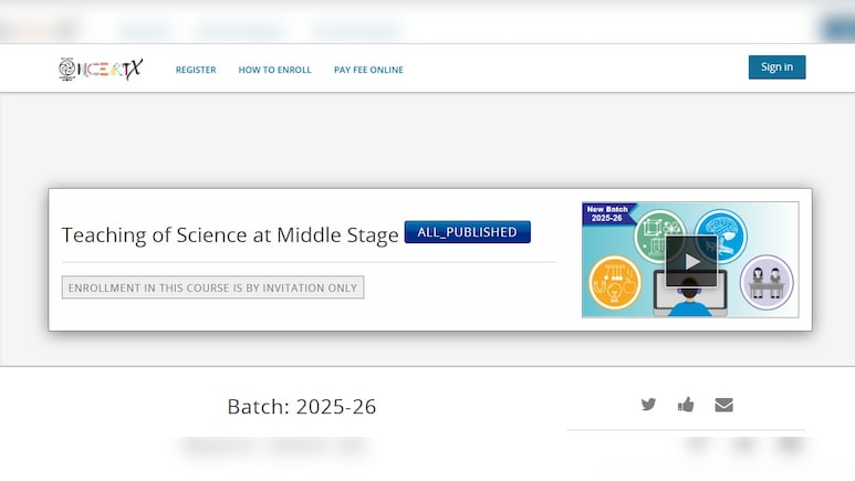 NCERT Launches 40 Week Online Diploma For Science Teachers - Enroll Now Before Deadline