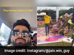 Man Attends Friend's Haldi Ceremony In Yellow Blinkit Uniform, Company Reacts