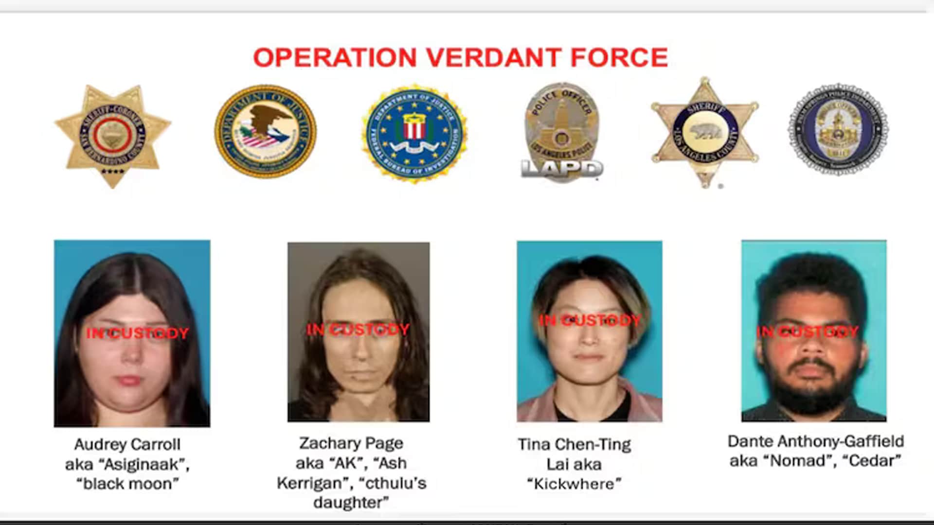 4 Arrested In California For Plotting Bomb Attacks On New Year's Eve