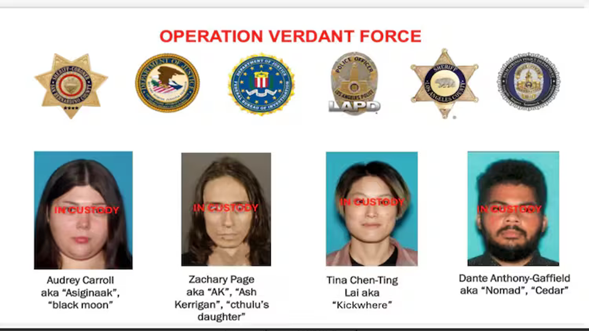 4 Arrested In California For Plotting Bomb Attacks On New Year's Eve