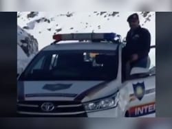 J&amp;K Traffic Cop Suspended For Using Police Vehicle To Shoot Reels