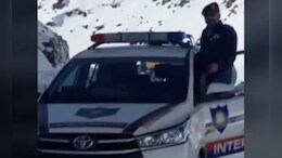 Watch: J&K Traffic Cop Suspended For Using Police Vehicle To Shoot Reels