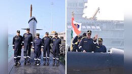 President Droupadi Murmu Undertakes Submarine Sortie At Karnataka Naval Base