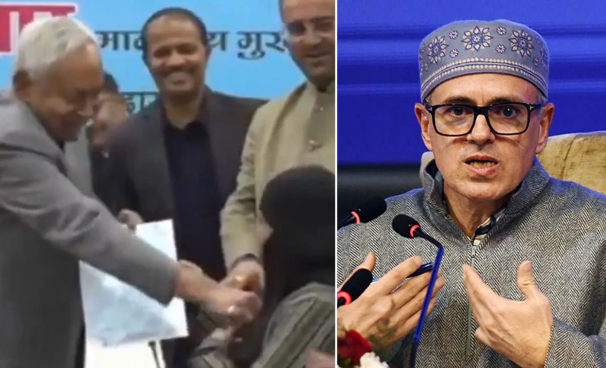 'नीतीश का असल चेहरा अब सामने आ रहा', हिजाब खींचने पर भड़के जम्मू कश्मीर CM उमर अब्दुल्ला