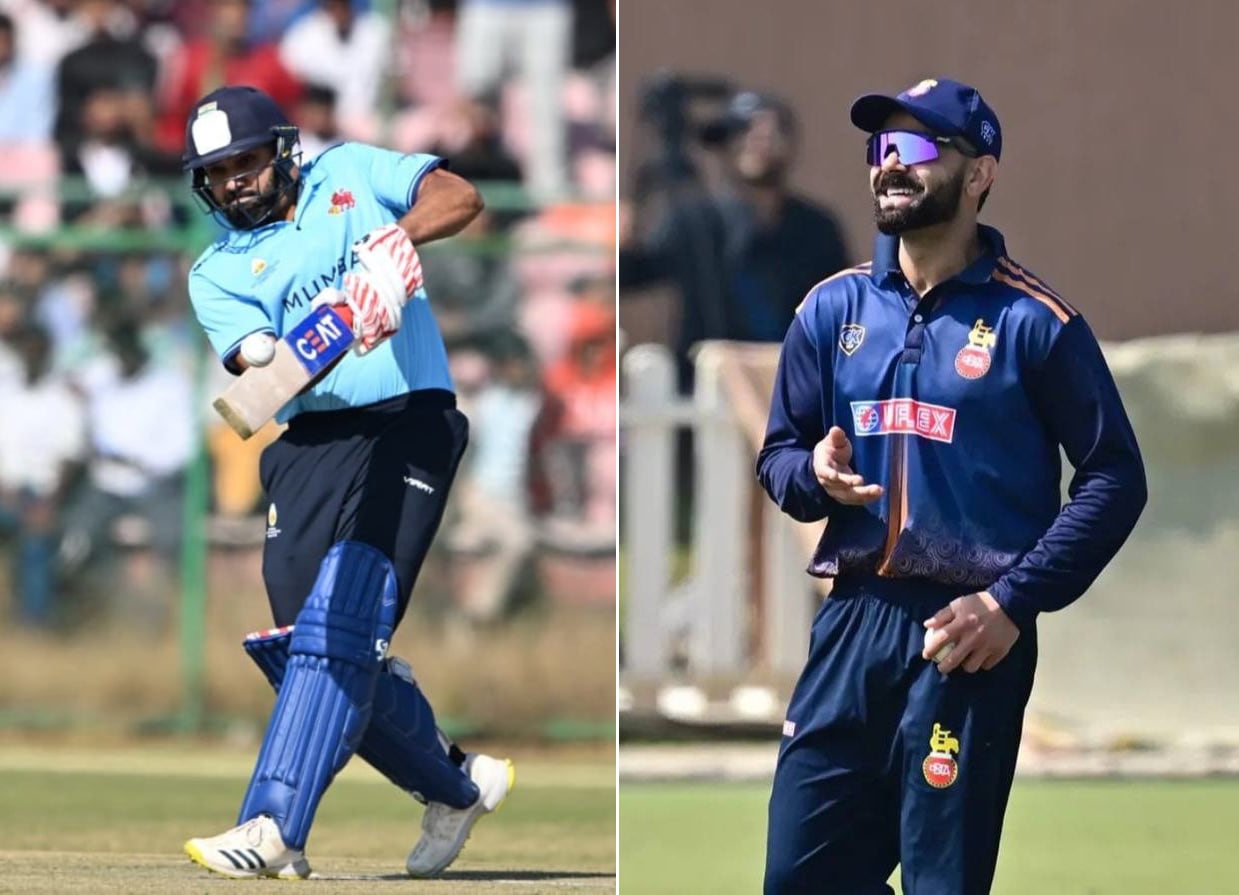 Rohit Sharma, Virat Kohli Smash Statement Hundreds On Vijay Hazare Return