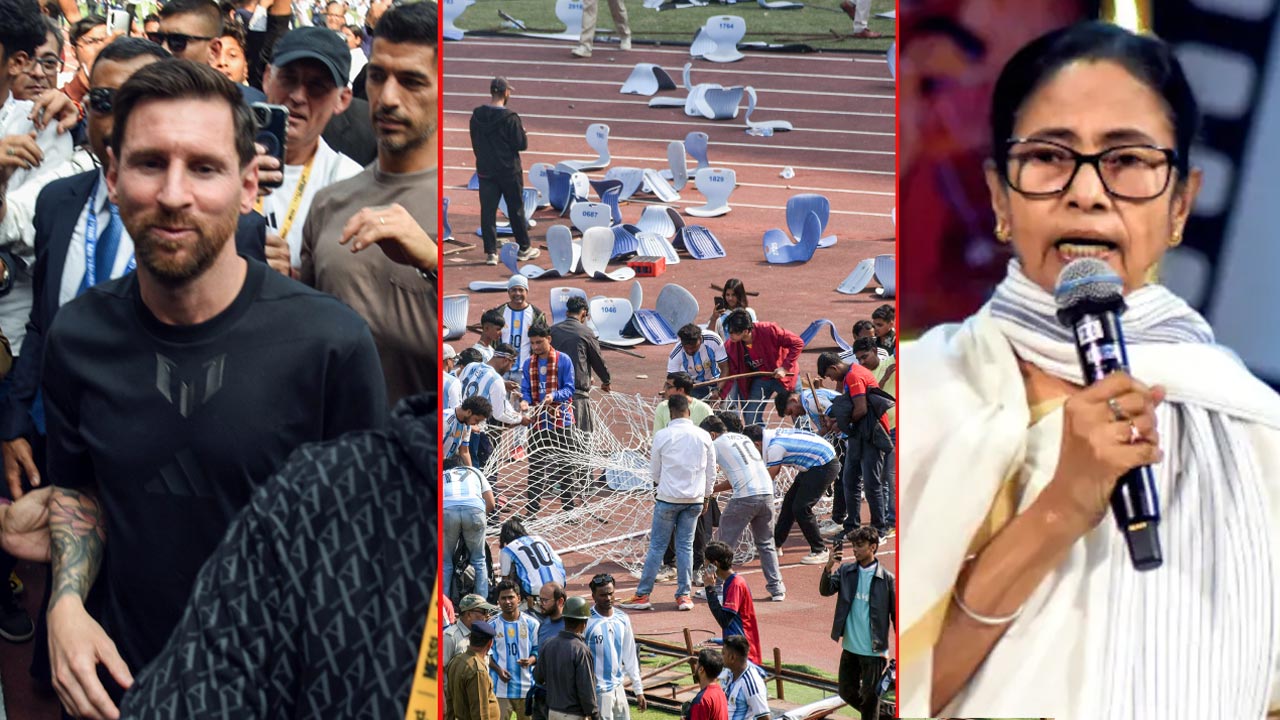 Mamata Banerjee&#039;s Public Apology To Messi, Fans After Kolkata Event Chaos