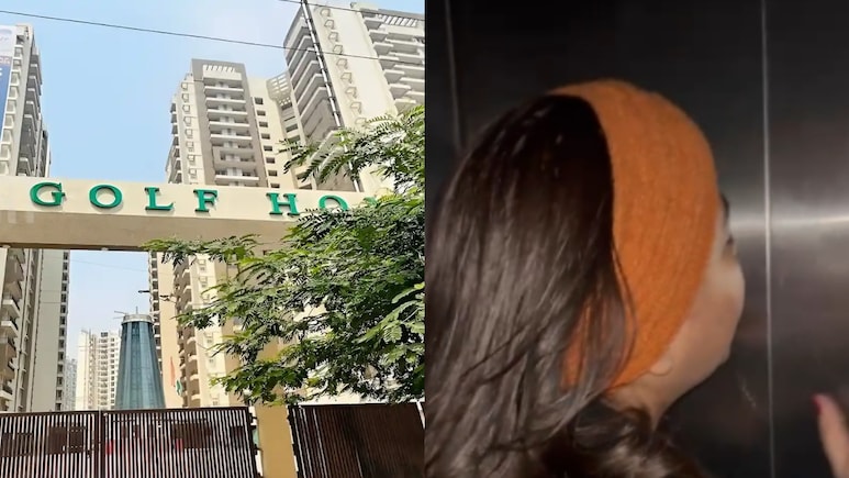 अलार्म बजा, मदद नहीं मिली...नोएडा वेस्ट की गोल्फ होम्स सोसाइटी में लिफ्ट में फंसी महिला, वीडियो वायरल