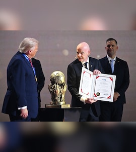US President Donald Trump Awarded Peace Prize By FIFA At World Cup Draw Ceremony