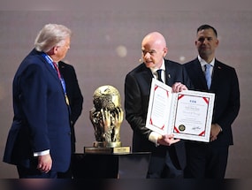 US President Donald Trump Awarded Peace Prize By FIFA At World Cup Draw Ceremony