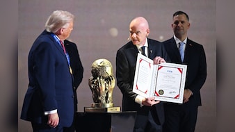 US President Donald Trump Awarded Peace Prize By FIFA At World Cup Draw Ceremony