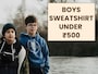 Boys Sweatshirt Under 500: बेहतरीन क्वालिटी और ट्रेंडी डिज़ाइन वाली इन स्वेटशर्ट की बेस्ट डील्स को न करें मिस