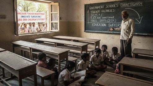 छत्तीसगढ़ के सरकारी स्कूलों में शिक्षकों का हर चौथा पद खाली! विधानसभा में किसने खोली पोल, जिलावार स्थिति देखें