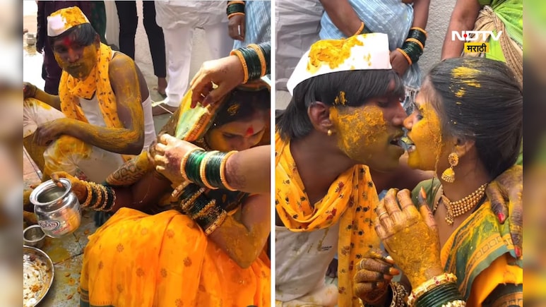 Suraj Chavan: हळद उतरणी वेळी सूरज चव्हाणने बायको सोबत काय केले? बायकोचाही भन्नाट रिप्लाय Video होतोय व्हायरल