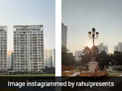 Watch: Gurugram Society Uses Rooftop Sprinklers To Create Artificial Rain Amid Pollution Crisis