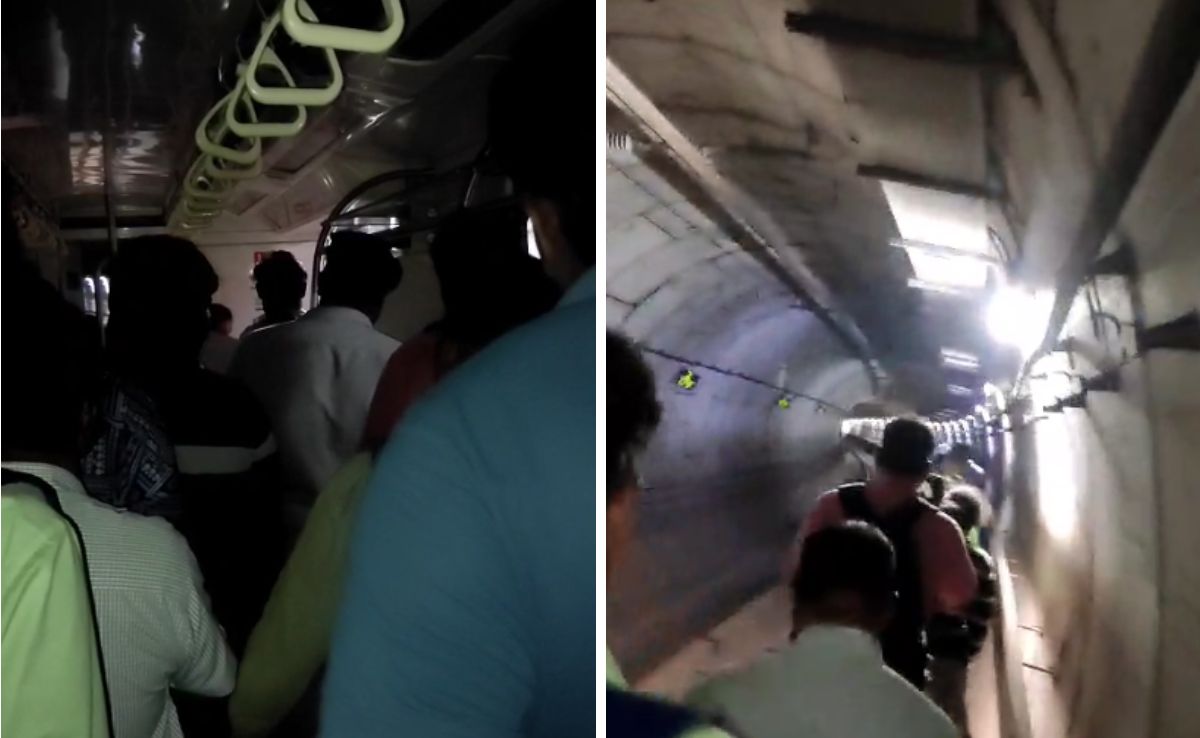 Chennai Metro Train Stuck In Subway, Commuters Forced To Walk Through Tunnel