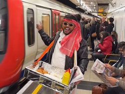 Viral: Indian Man Sells Samosas On London Train, Gets Mixed Reactions
