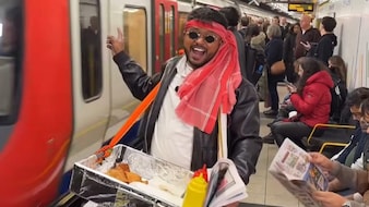 Viral: Indian Man Sells Samosas On London Train, Gets Mixed Reactions